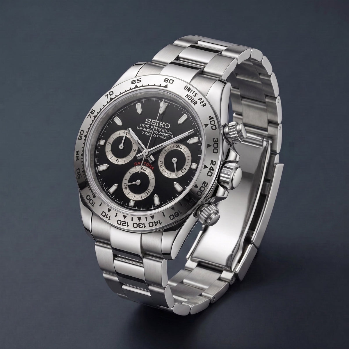 Seiko Mod Daytona Noir