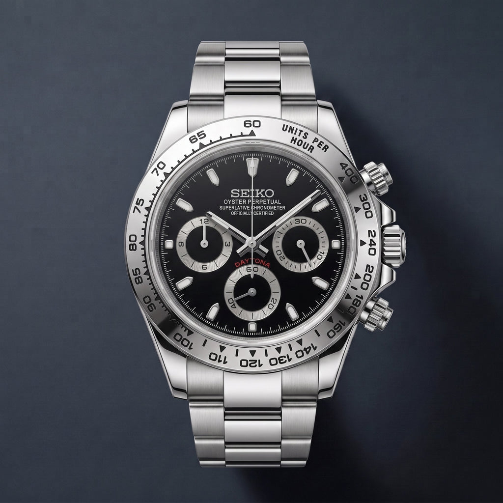 Seiko Mod Daytona Noir