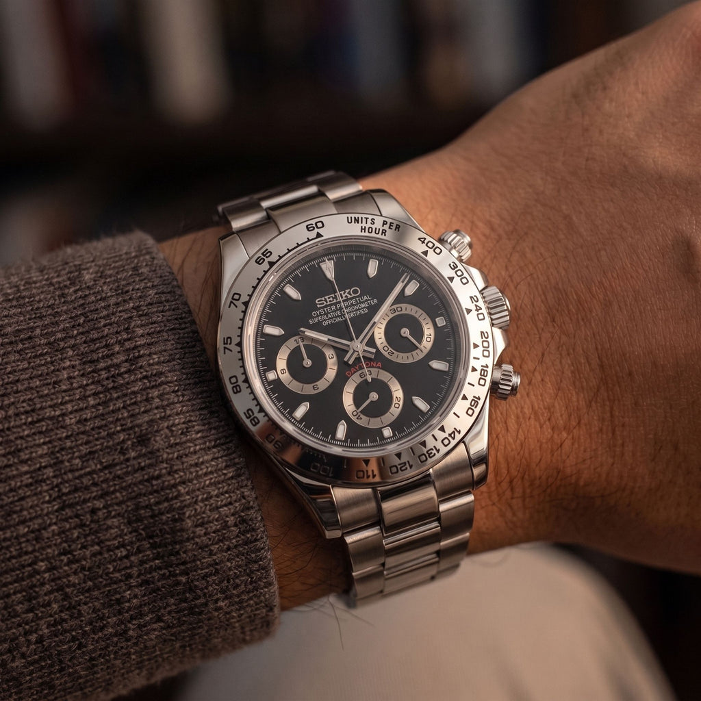 Seiko Mod Daytona Noir