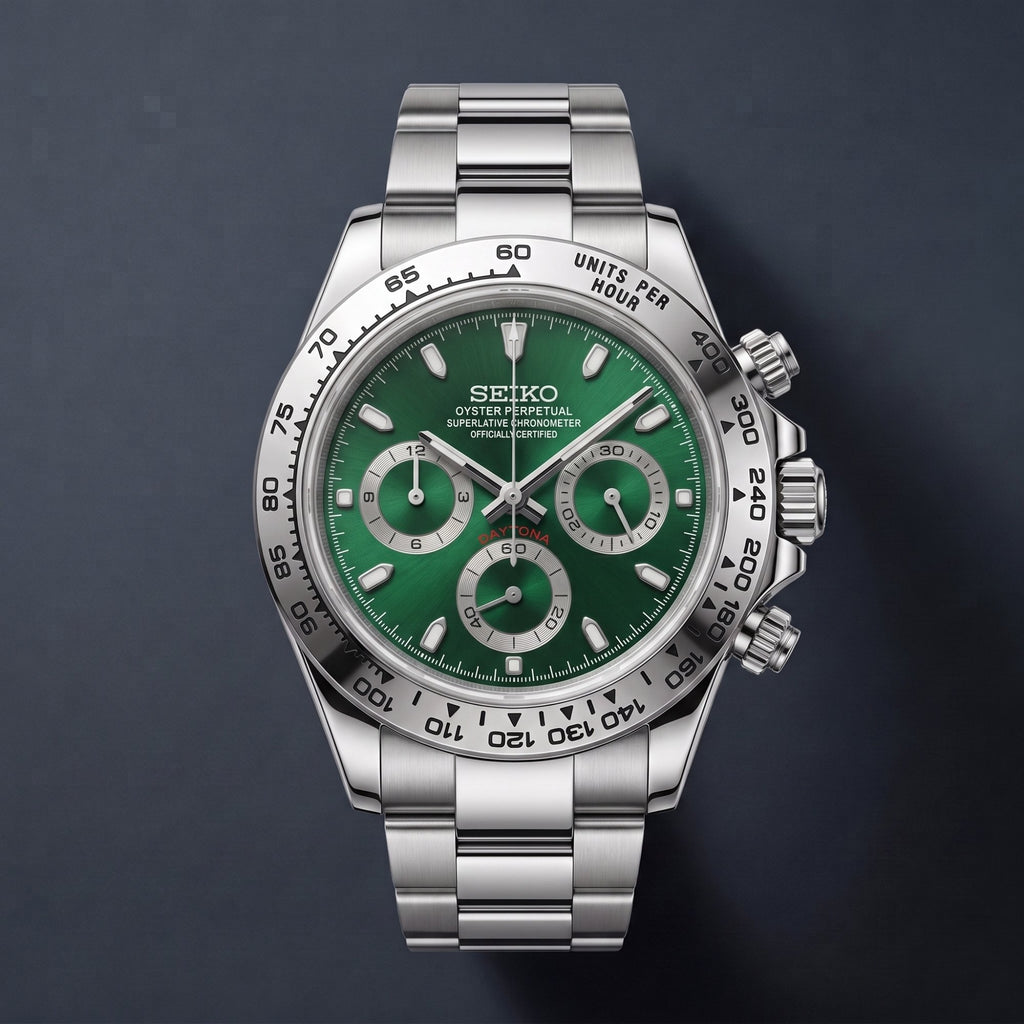 Seiko Mod Daytona Vert