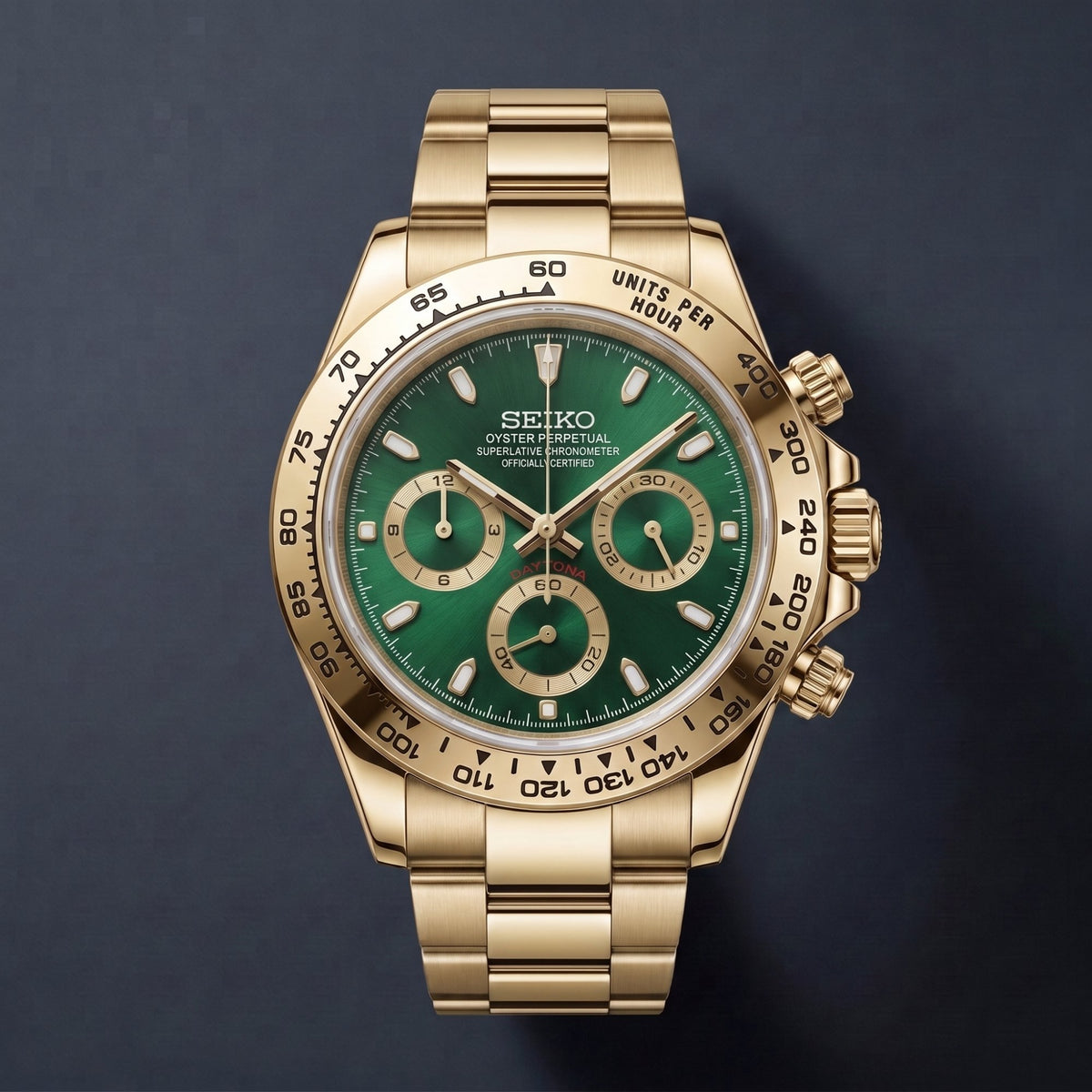 Seiko Mod Daytona Vert