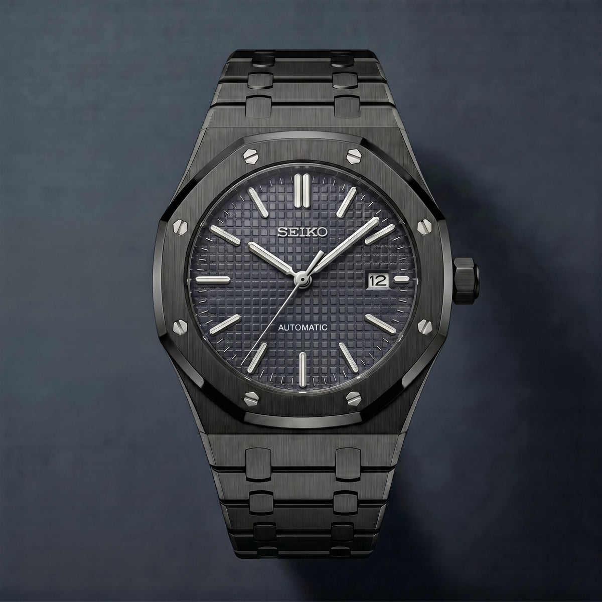 Seiko Mod Royal Oak Noir