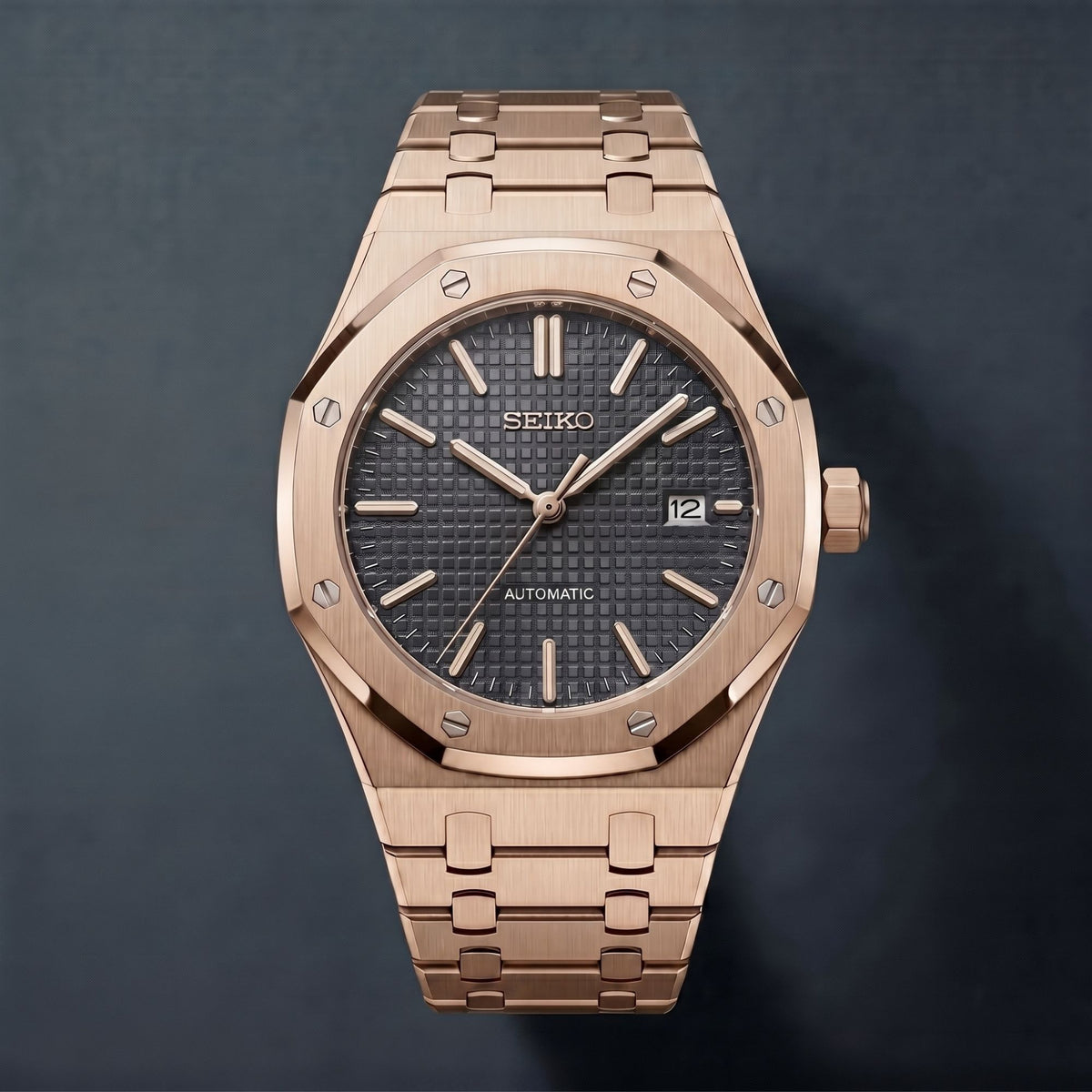Seiko Mod Royal Oak Noir